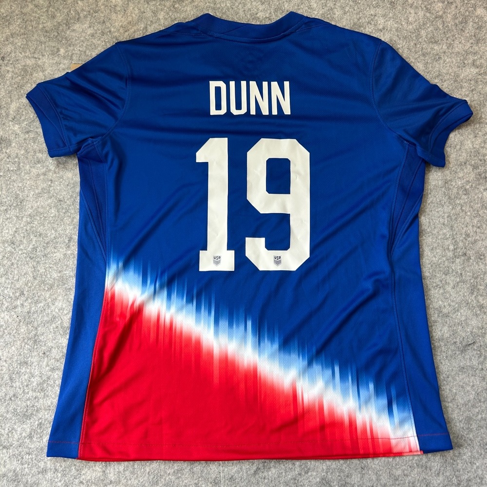 Nike USWNT Crystal Dunn #19 Away Jersey Blue USA Soccer Dri-FIT Women's Large - Picture 7 of 10